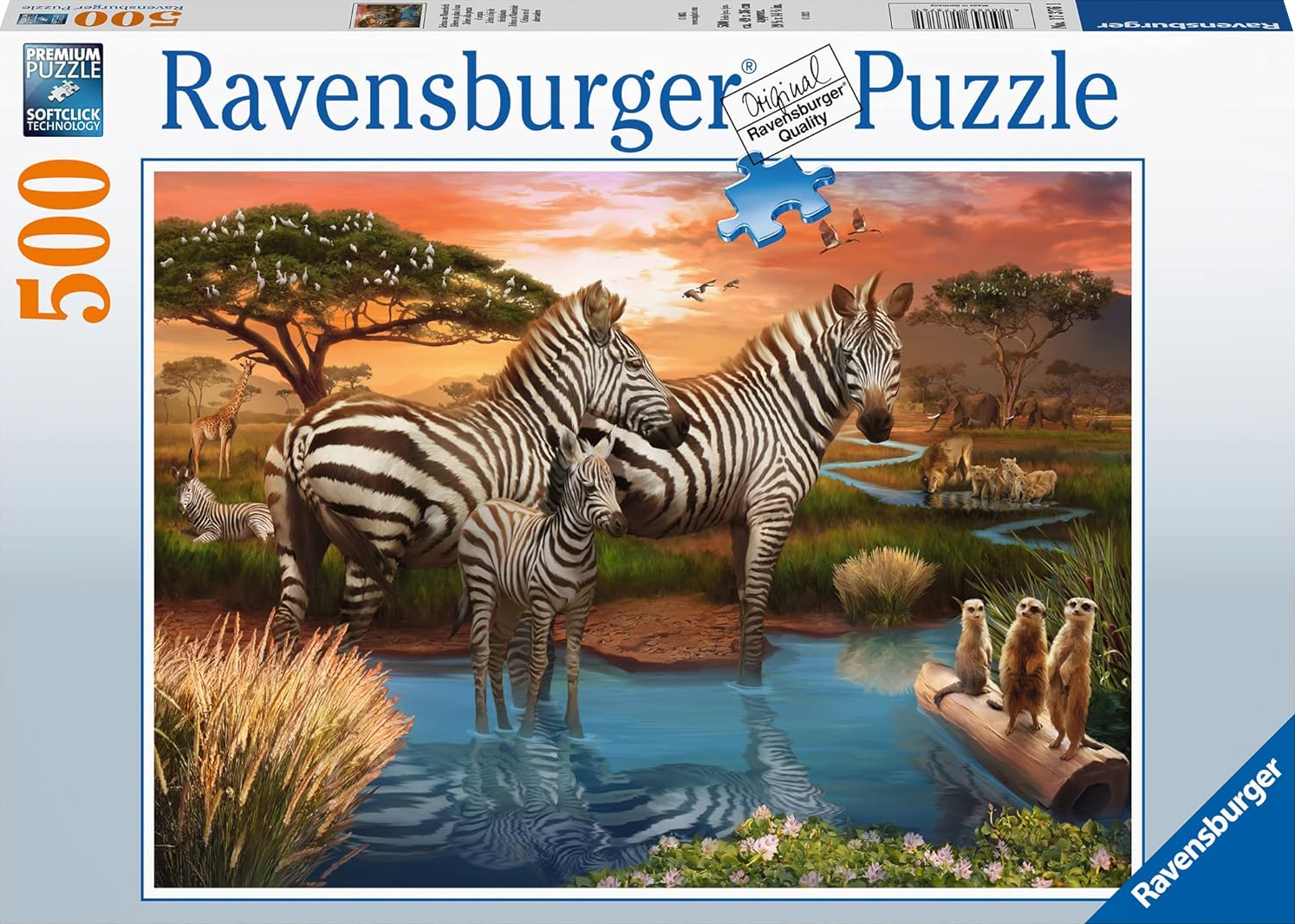 Zebras in sunset