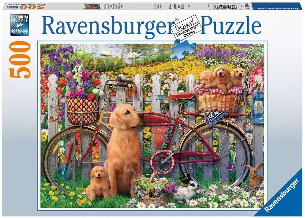Cute Dogs In The Garden
